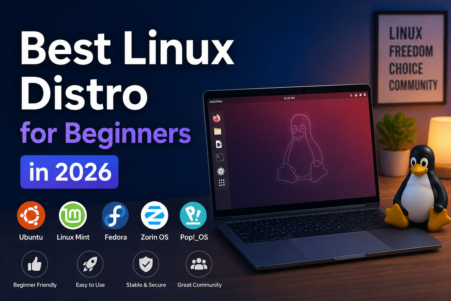Best Linux Distro for Beginners in 2026