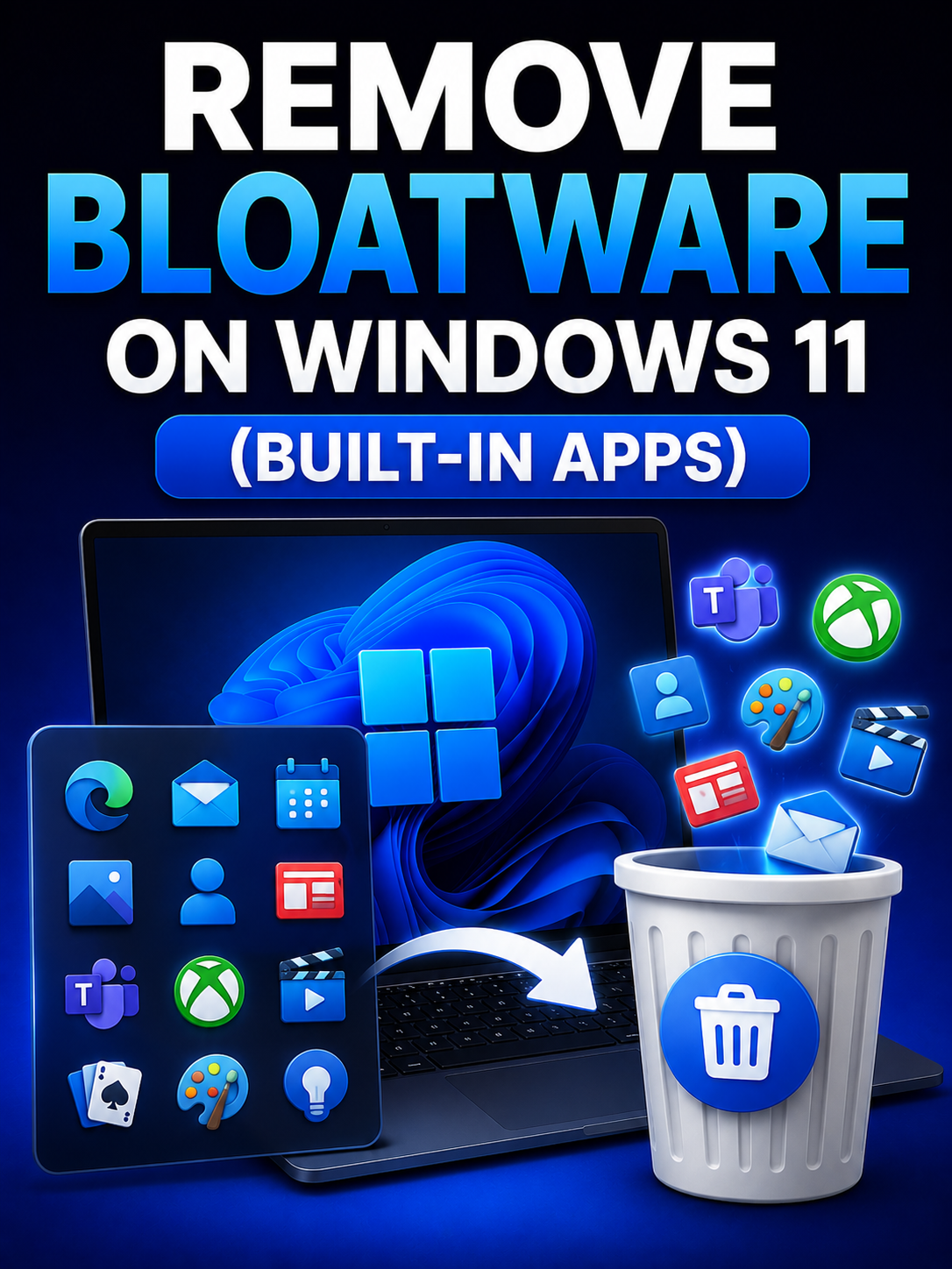 Remove Bloatware on Windows 11 (Built-in Apps)